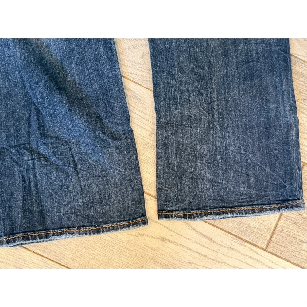 Silver Jeans Zac 36x32 Mens 36 x 32 Blue Relaxed Straight Leg Denim Western
